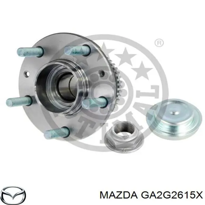GA2G2615X Mazda ступица задняя