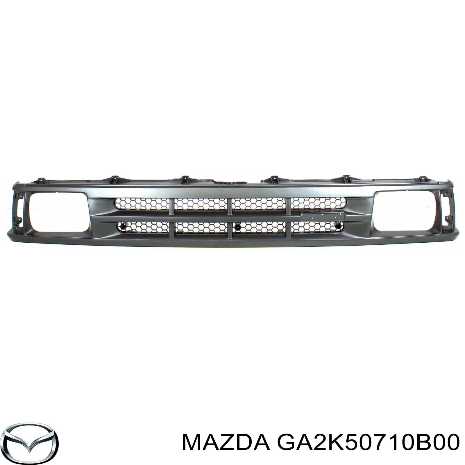 GA2K50710B00 Mazda решетка радиатора