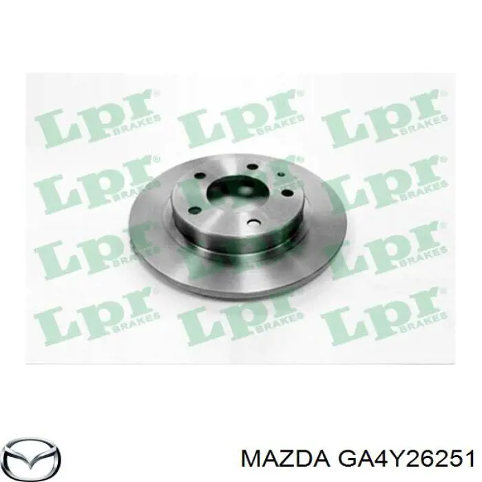 Задний дисковый тормоз Mazda GA4Y26251