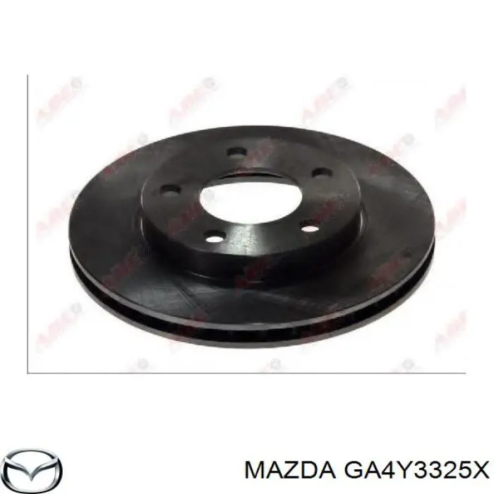 GA4Y3325X Mazda диск тормозной передний