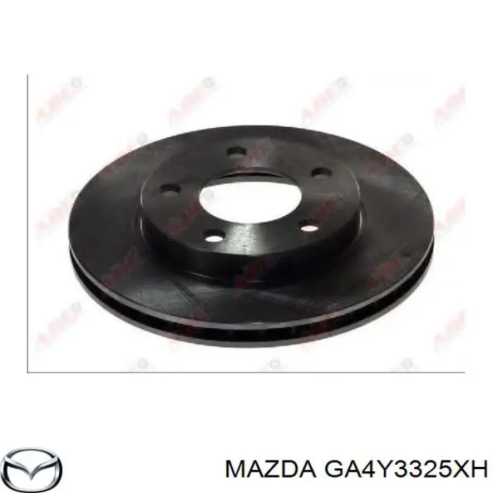 Передние тормозные диски GA4Y3325XH Mazda