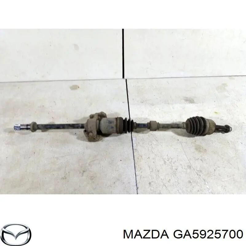 GA5925700 Mazda вал привода полуоси промежуточный