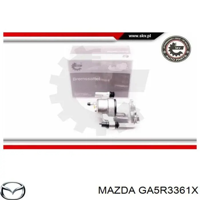 Тормозной суппорт Mazda GA5R3361X цена, от 17.61 USD