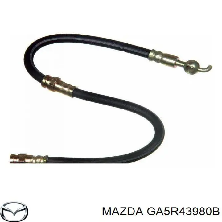 Шланг тормозной передний GA5R43980B Mazda