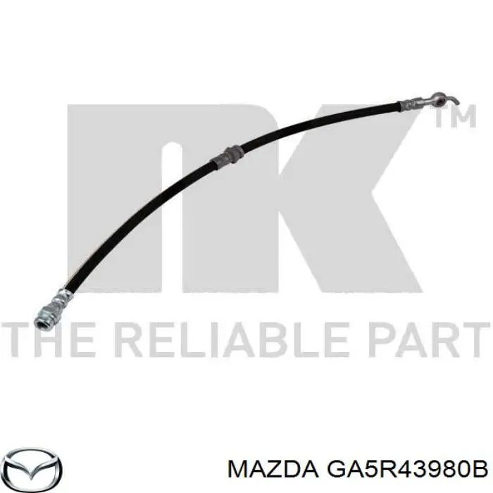 Купить GA5R43980B Mazda Шланг тормозной передний