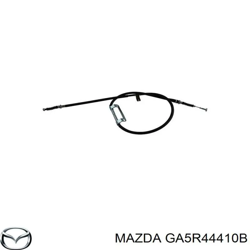 GA5R44410B Mazda трос ручного тормоза задний правый
