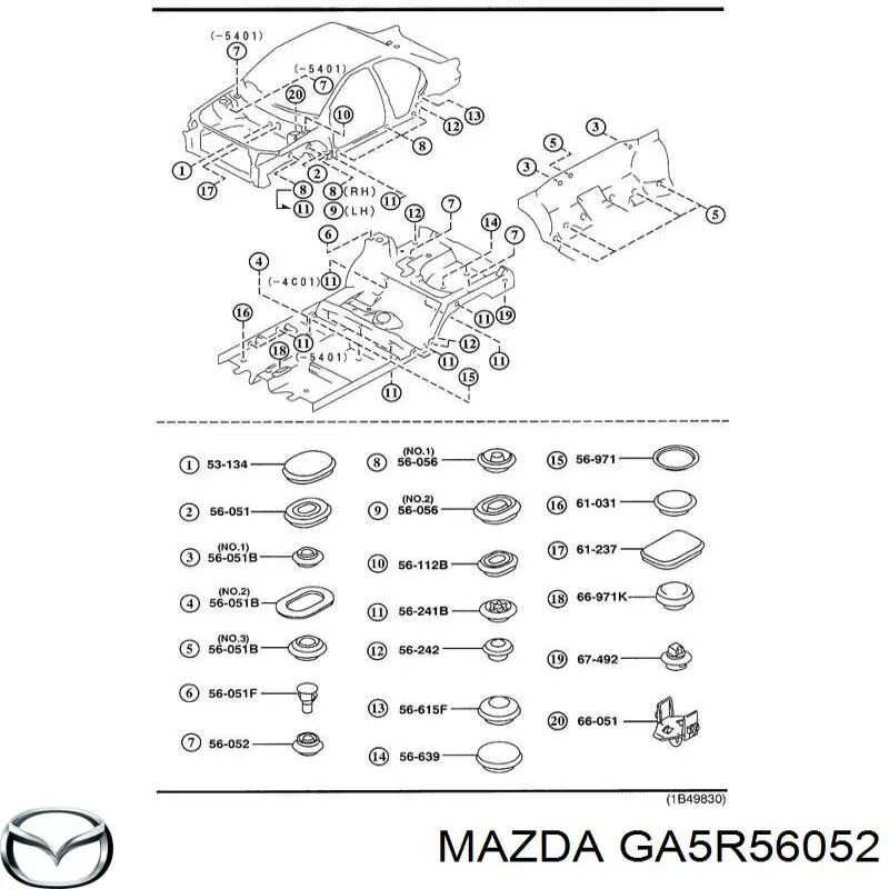 GA5R56052 Mazda 