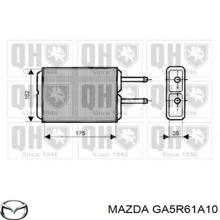 Купить GA5R61A10 Mazda Радиатор печки