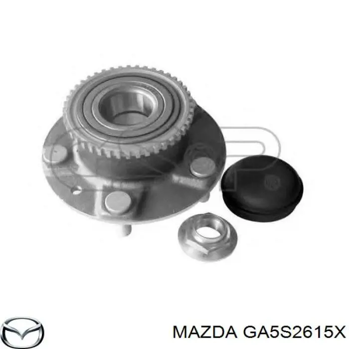 Ступица задняя GA5S2615X Mazda