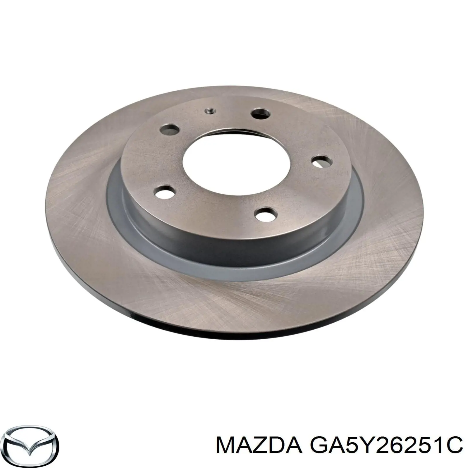 GA5Y26251C Mazda диск тормозной задний
