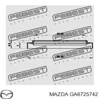Сальник подвесного подшипника переднего промежуточного вала Mazda GA6725742 цена, от 3.94 USD
