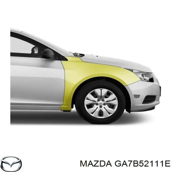 Боковая часть передняя правая Mazda GA7B52111E цена, от 28.22 USD