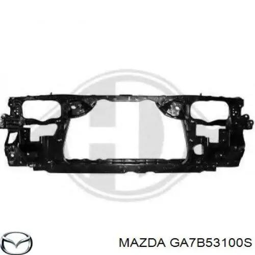 GA7B53100S Mazda суппорт радиатора в сборе (монтажная панель крепления фар)