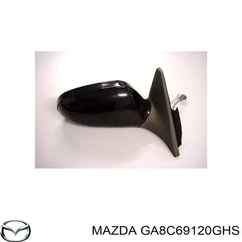 Espelho de retrovisão direito para Mazda 626 (GE)