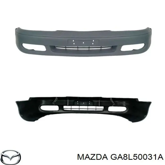 GA8L50031A Mazda передний бампер