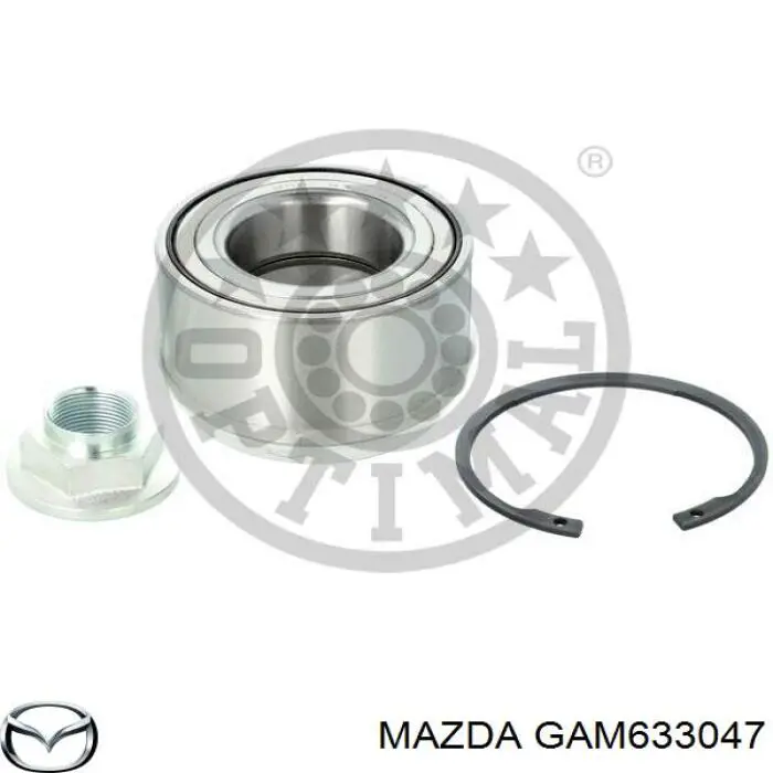 GAM633047 Mazda подшипник ступицы передней