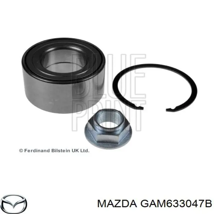 GAM633047B Mazda подшипник ступицы передней