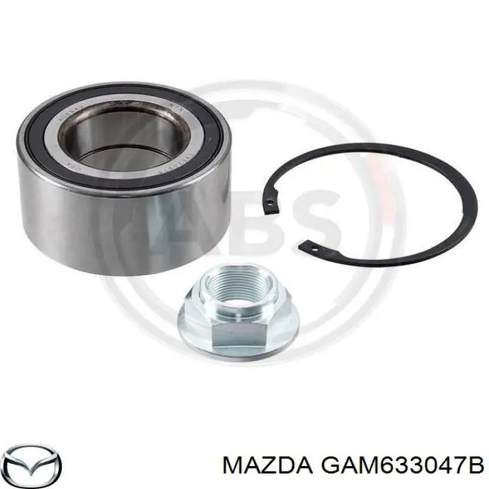 Комплект подшипника ступицы колеса Mazda GAM633047B цена, от 43.48 USD