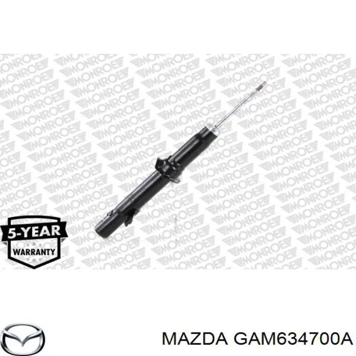 Амортизатор подвески передний левый Mazda GAM634700A цена, от 25.27 USD