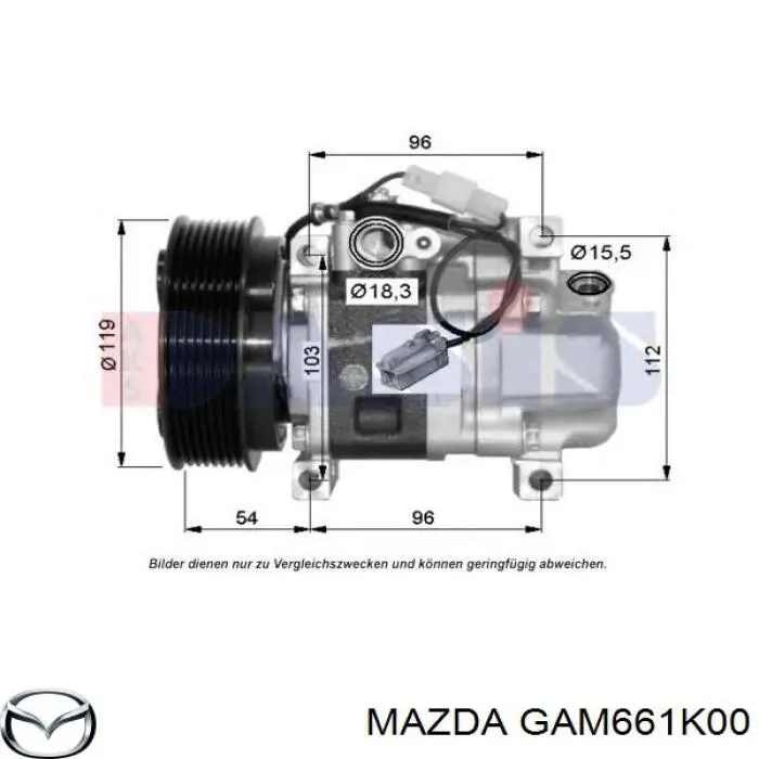GAM661K00 Mazda 