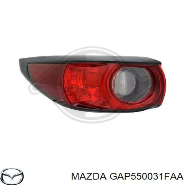 GAP550031FAA Mazda Бампер передний в сборе