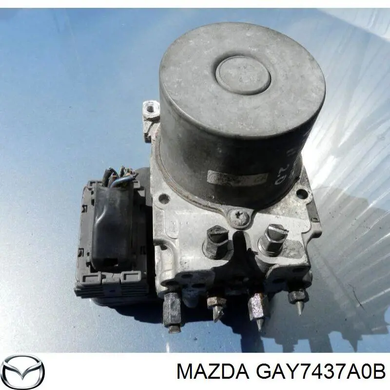GAY7437A0B Mazda блок управления абс (abs гидравлический)