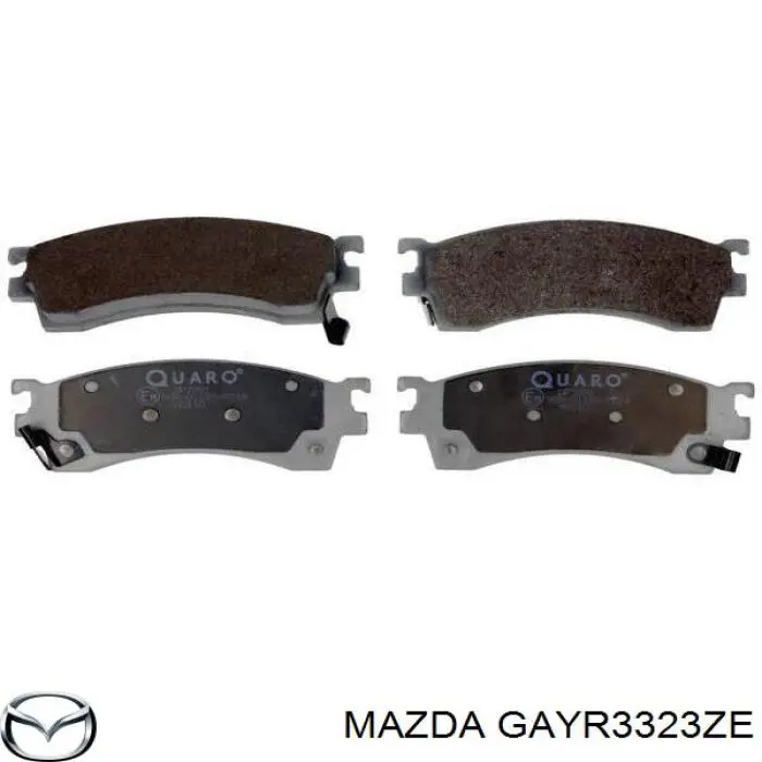 GAYR3323ZE Mazda передние тормозные колодки