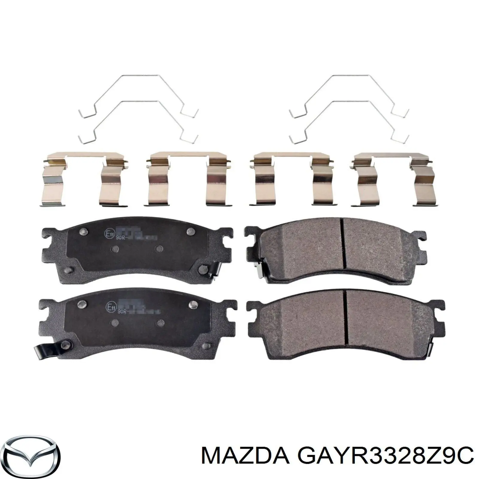 Pastillas de freno delanteras GAYR3328Z9C Mazda