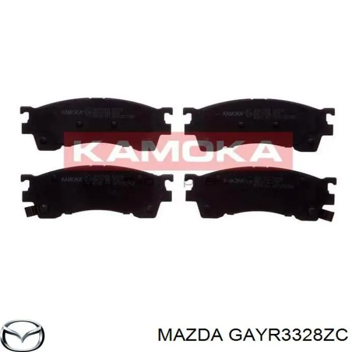 Pastillas de freno delanteras GAYR3328ZC Mazda