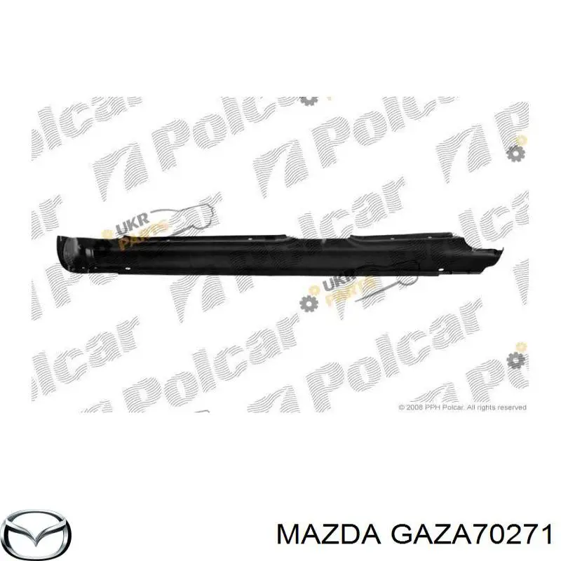 Купить GAZA70271 Mazda Порог внешний правый