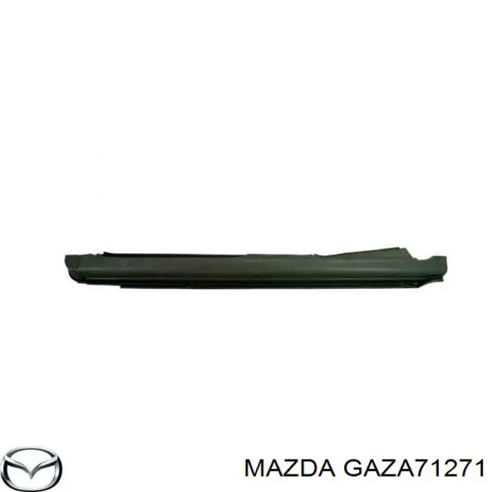 GAZA71271 Mazda Левый внешний порог