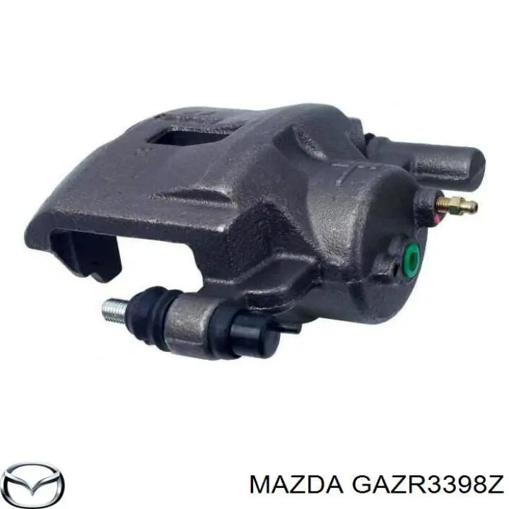 GAZR3398Z Mazda суппорт тормозной передний правый