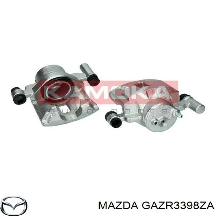 Суппорт тормозной передний правый GAZR3398ZA Mazda