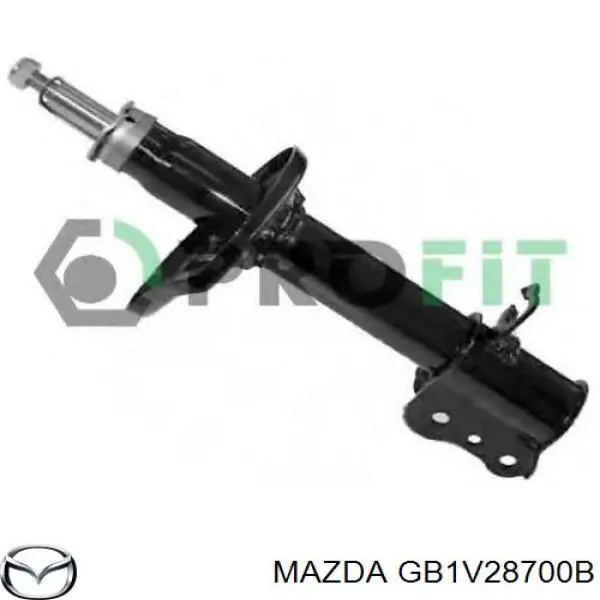 GB1V28700B Mazda Амортизаторы задние