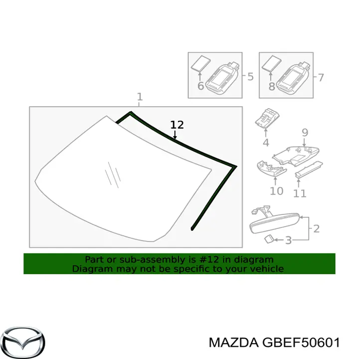 GBEF50601 Mazda 