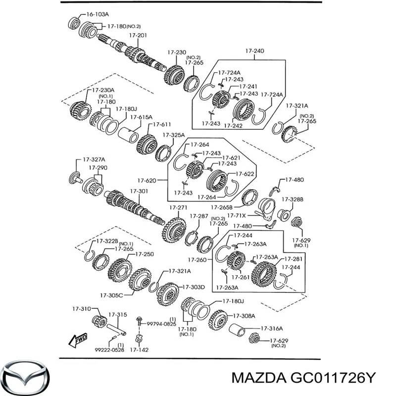 GC011726Y Mazda 
