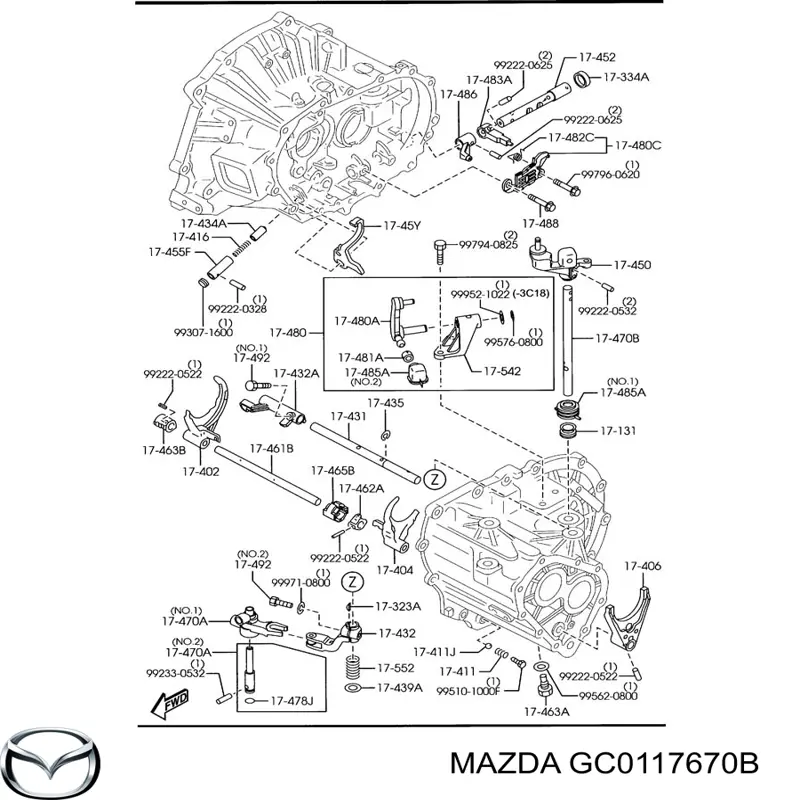  Mazda GC0117670B цена, от 107.28 USD