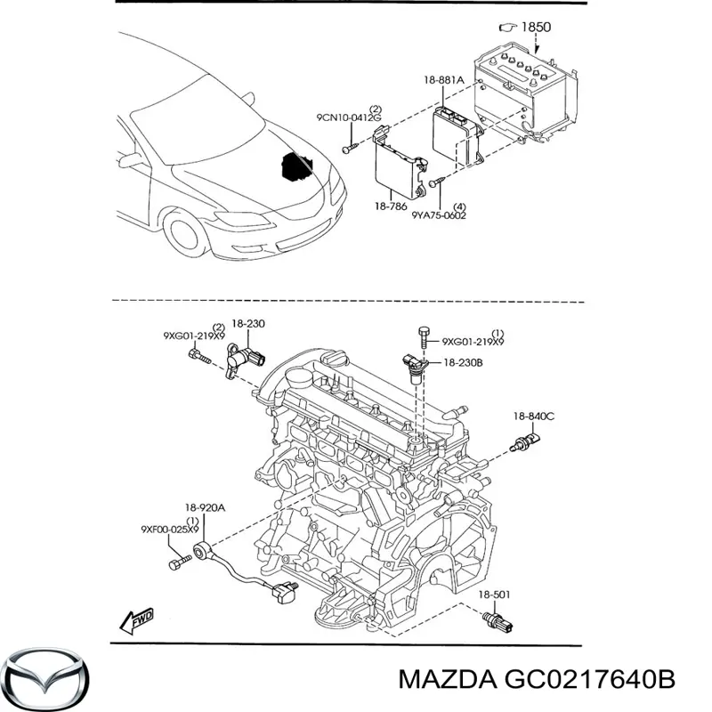 GC0217640B Mazda 