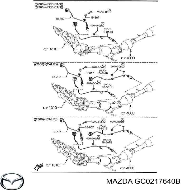  Mazda GC0217640B цена, от  USD