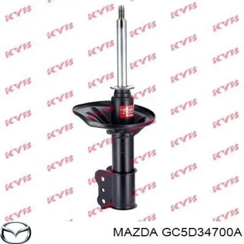 Амортизатор передний левый GC5D34700A Mazda