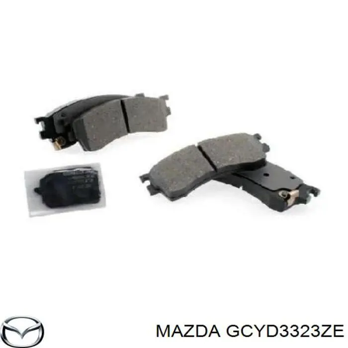 Передние тормозные колодки GCYD3323ZE Mazda