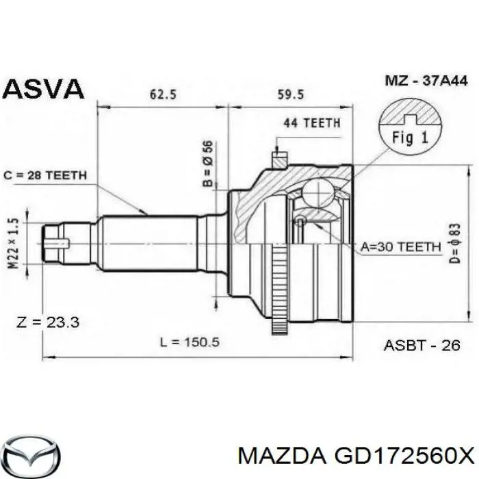  GD172560X Mazda