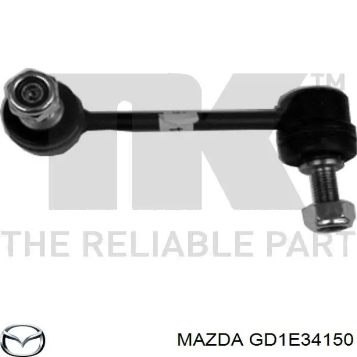 Стойка стабилизатора переднего правая Mazda GD1E34150