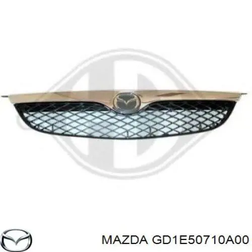 GD1E50710A00 Mazda Решетка радиатора