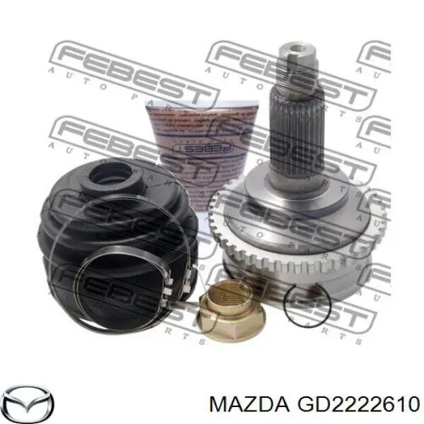 GD2222610 Mazda junta homocinética externa dianteira esquerda