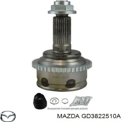 Купить GD3822510A Mazda Внешняя граната