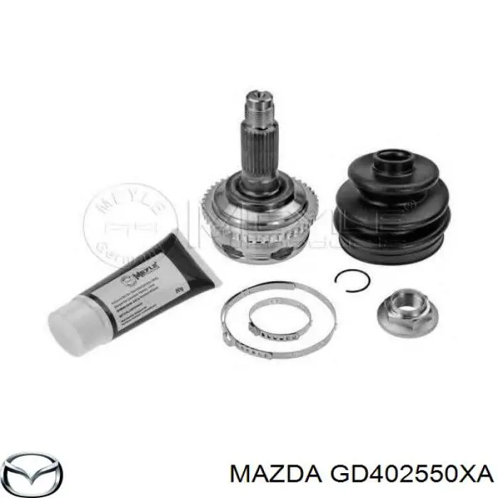 GD402550XA Mazda semieixo (acionador dianteiro direito)