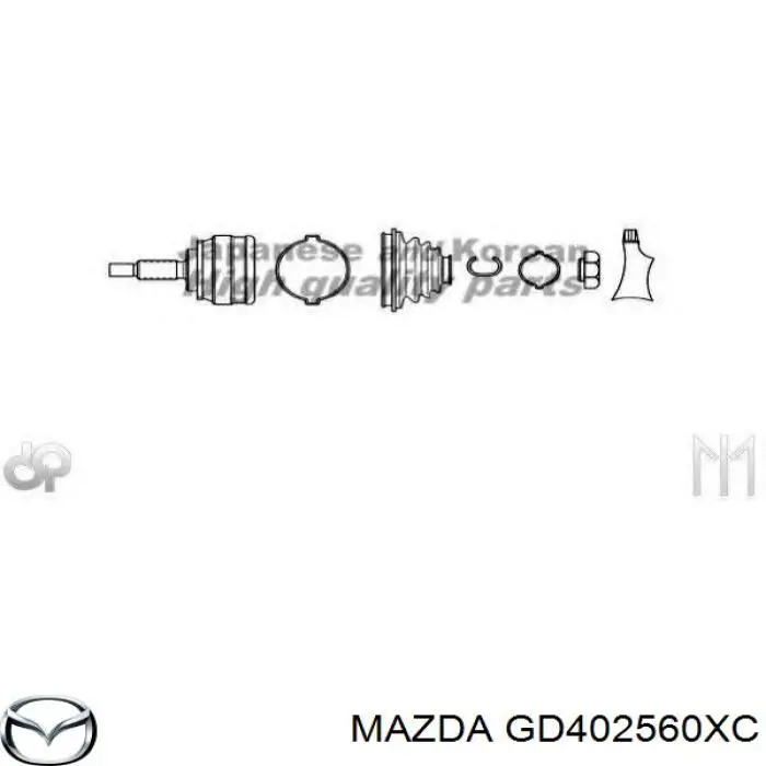 GD402560XC Mazda 