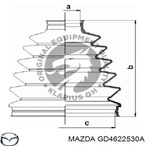 Купить GD4622530A Mazda Пыльник гранаты наружный, передний