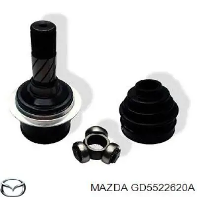 Junta homocinética interna dianteira esquerda para Mazda 6 (GG)
